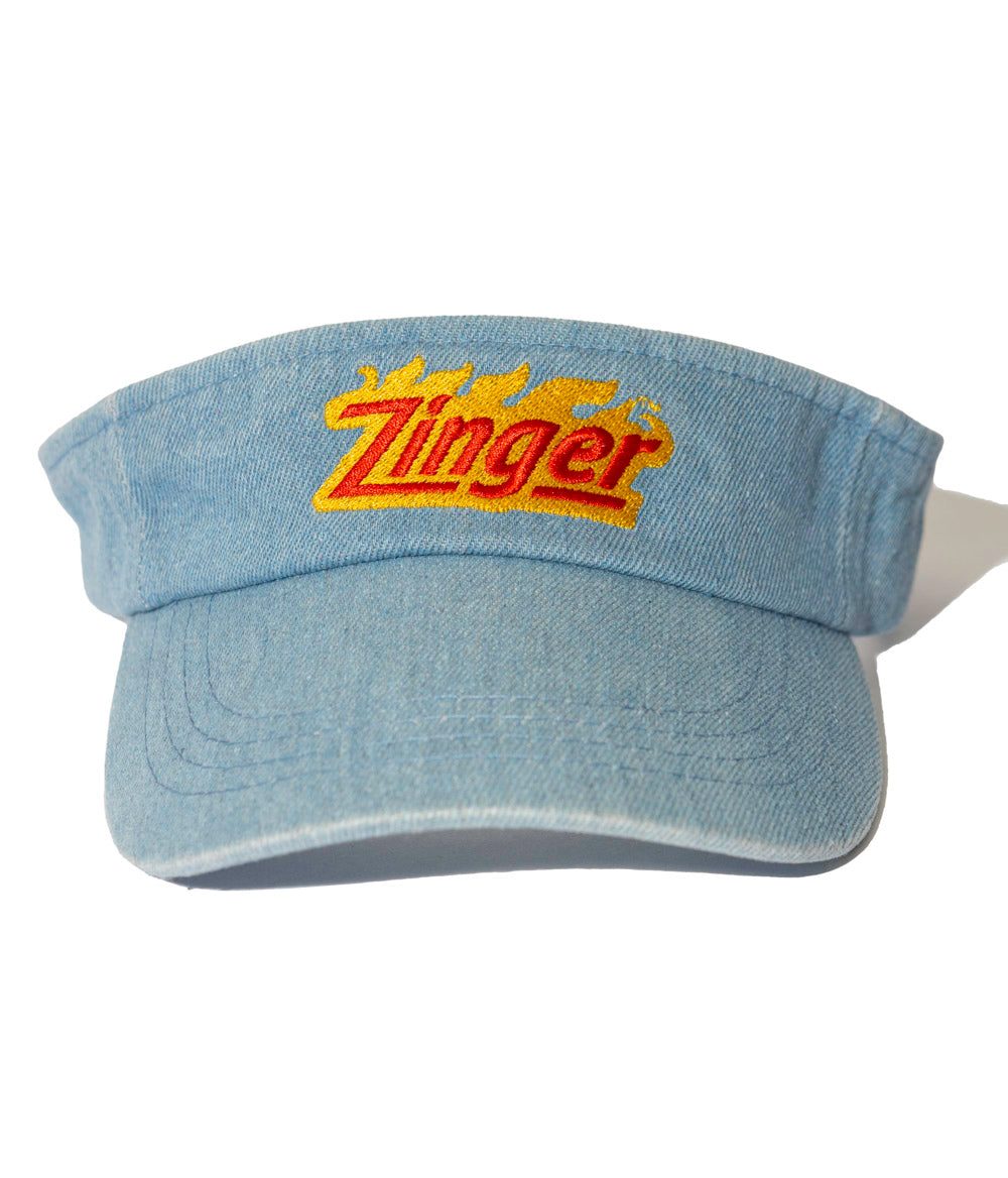 Zinger denim visor