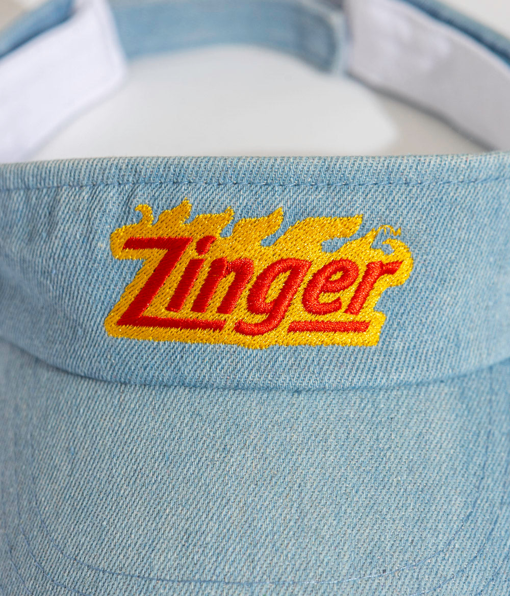 Zinger denim visor