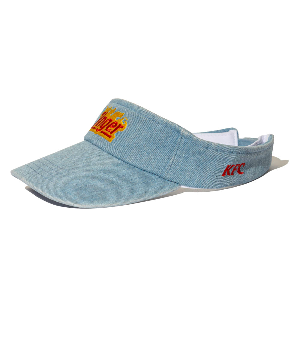 Zinger denim visor