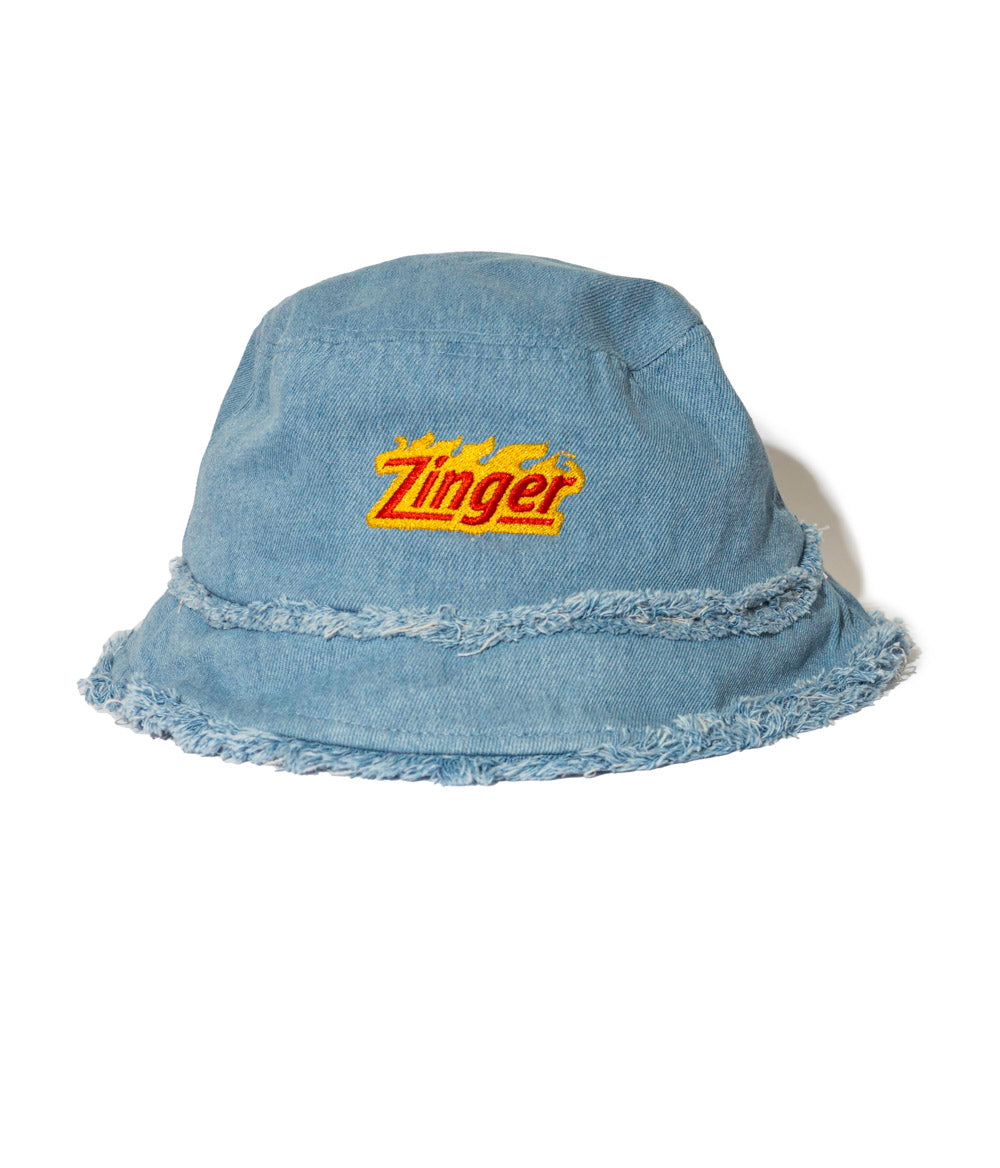 Zinger denim bucket hat